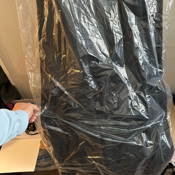 Betsy & Adam Black and Gold Floral Maxi Dress - Picture 3 of 6